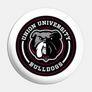 Union Bulldogs - Circle Design Pin