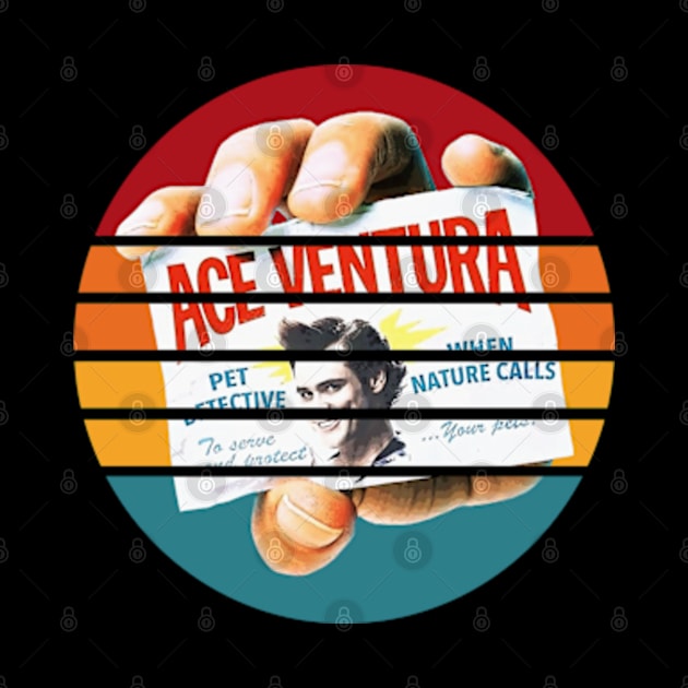 Retro Ace Ventura Card by Fijakilsa