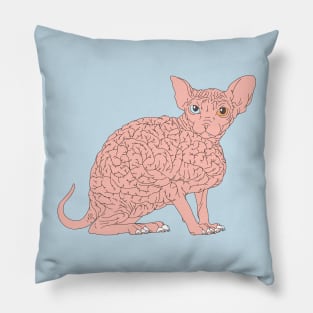 Smart Cat Brain Pillow