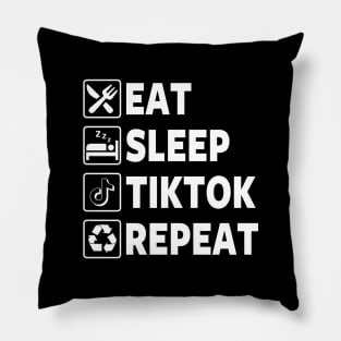 Funny Tiktok Tiktoker Meme Pillow