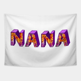 Top 10 best personalised gifts   Nana  personalised,personalized custom name with flowers Nana Tapestry