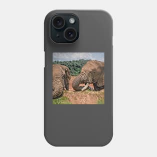 Cute elephant (animal, baby elephant, elephant art, cage the elephant and elephant painting) Phone Case