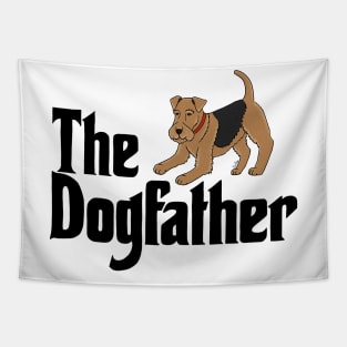 The Dogfather - Airedale Terrier Tapestry