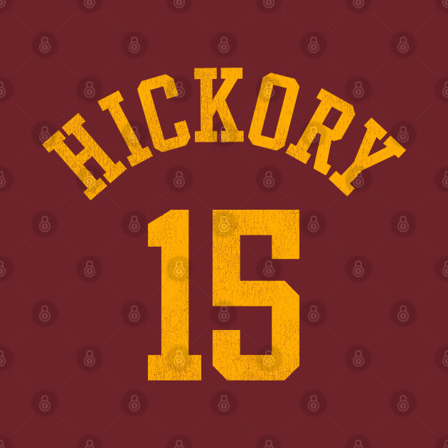 Hoosiers Jimmy Chitwood Hickory Jersey (Front/Back Print) by darklordpug