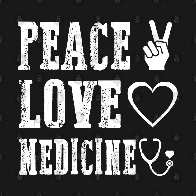 Peace Love Medicine by Carolina Cabreira