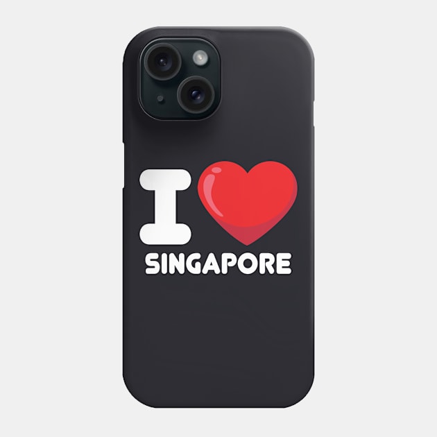 i love singapore Phone Case by ThyShirtProject - Affiliate