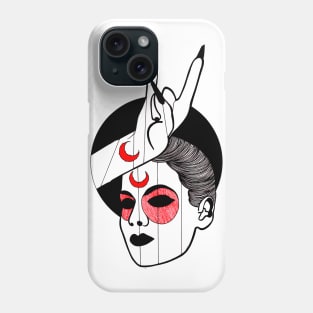 The Moon's Horns Phone Case