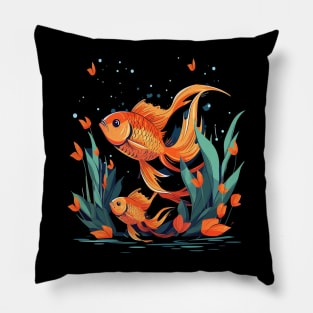 Goldfish Fathers Day Pillow