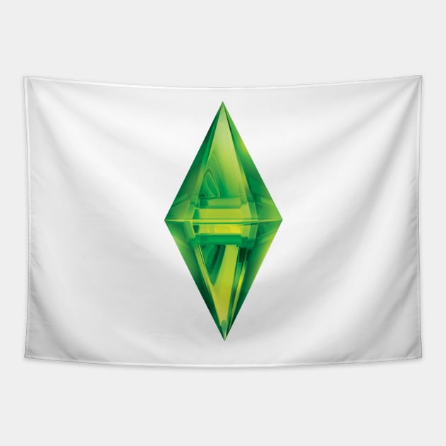 Sims Plumbob Tapestry by Xinoni