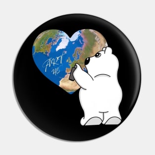 Arthe Grafitti Polar Bear Pin