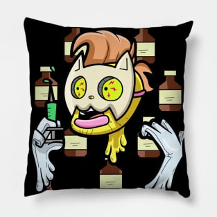 Dope Slluks medicine man cartoon drawing Pillow