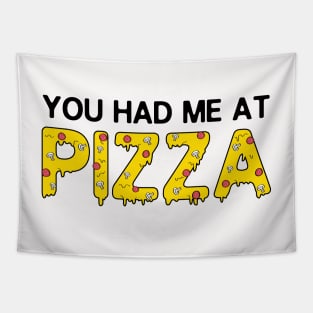 Funny Pizza Phrase Tapestry