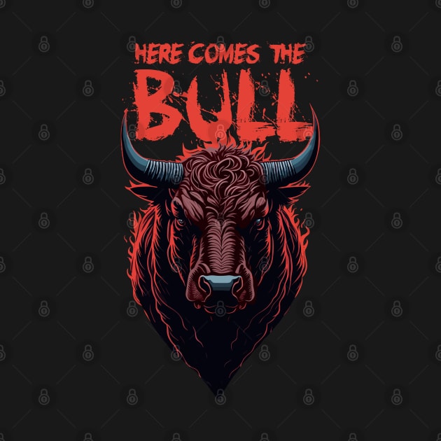 Red Evil Bulls by Canache Shop