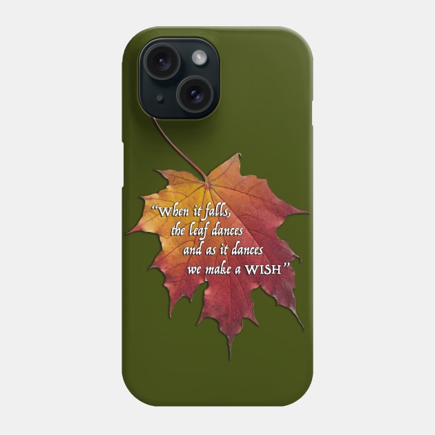 Autumn leaf - To make a wish Phone Case by RiverPhildon