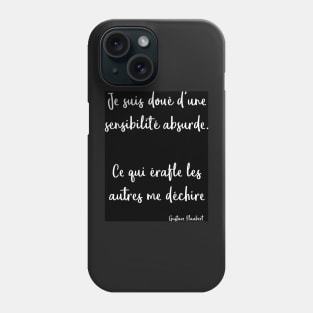 Quote on hypersensitivity Phone Case