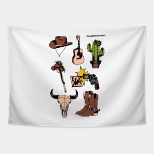 Cowboy Pack Tapestry