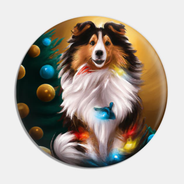 Cute Sheltie Drawing Pin by Play Zoo