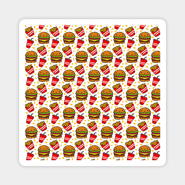 Fast Food Magnet by evasinmas