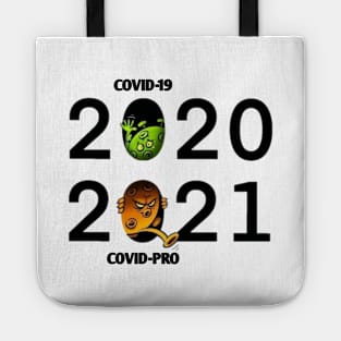 2020 COVID-19 VS 2021 COVID-PRO funny Tote