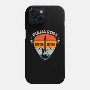 Vintage Diana Ross Name Guitar Pick Limited Edition Birthday Phone Case