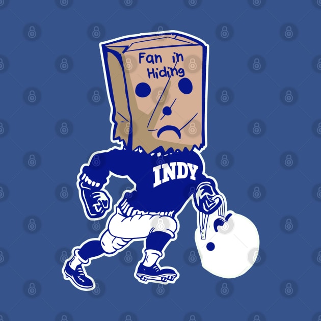 Indianapolis Fan In Hiding by darklordpug