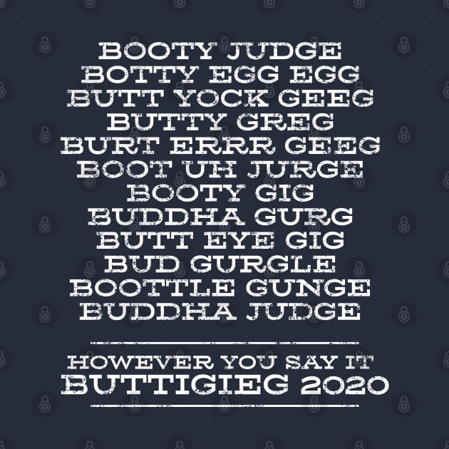 How do you say Mayor Pete Buttigieg's name? Funny list of ways people say it. by YourGoods