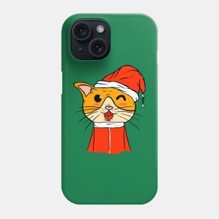 Cat Christmas Funny Phone Case