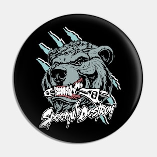 Angry Bear Speed Pin