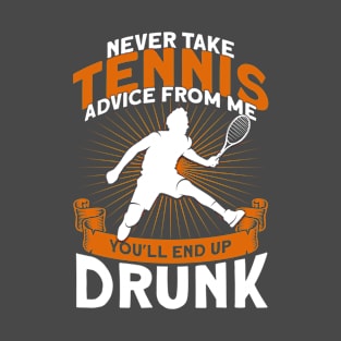 Playing Tennis Tennis Player Tennis T-Shirt