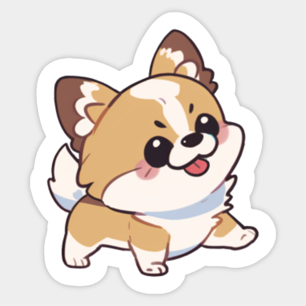 Chibi dog stickers are the perfect addition to any pet lover\'s collection! Get your hands on our adorable chibi dog stickers and brighten up your day with a bit of cuteness! These stickers will surely bring a smile to your face and spread joy wherever you go. Don\'t miss out on adding these to your sticker collection!