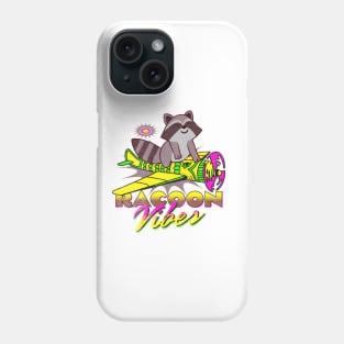 Funny Racoon Design For Kids Racoons Retro Airplane Vibes Phone Case