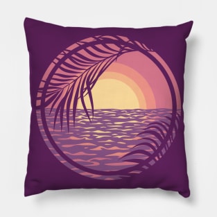 Beach Sunset Pillow