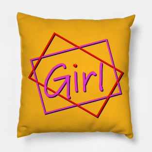 Girl #3 Pillow