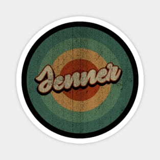 Circle Retro Vintage Jenner Magnet