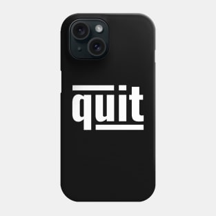 White quit Phone Case