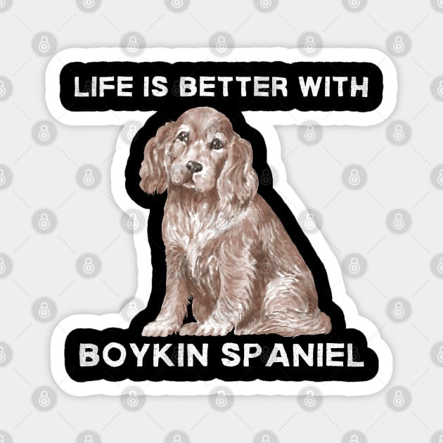 Cute Boykin Spaniel Dog Lover Magnet by rock-052@hotmail.com