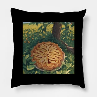 Apple Pie Vintage Slice Kawaii Sweet Retro Picture Pillow