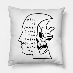 Skull Face Pillow