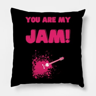 You are my jam funny  cute music pun valentines Pillow