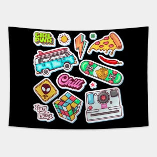 Sticker Abstract Tapestry