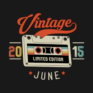 June 2015 - Limited Edition - Vintage Style T-Shirt