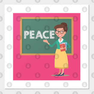 Teach Peace Posters And Art Prints Teepublic