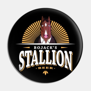 Bojack Horseman Stallion Beer Pin