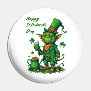 Happy St Patrick's Day Pin