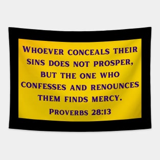 Bible Verse Proverbs 28:13 Tapestry