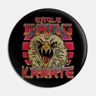 Texture NeonColor eagle fang karate Pin
