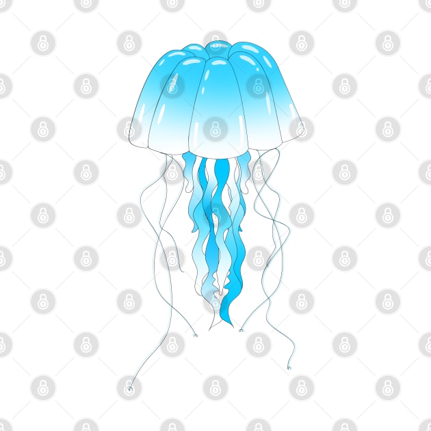 Light Blue Jellofish by Oddoty