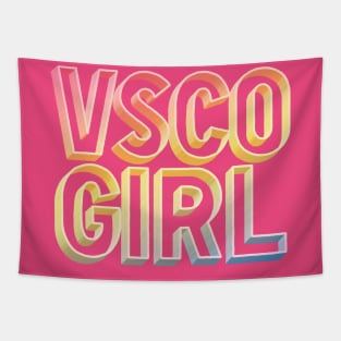 VSCO Girl ∆ Typography Gift Tapestry