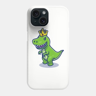 Cute Dino King Phone Case