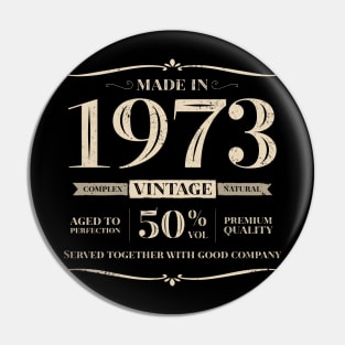 50 years. Born in 1973 Pin